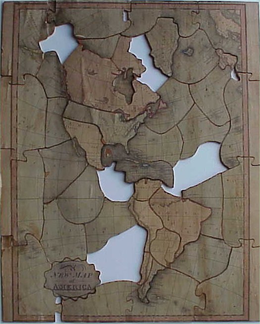 map of N. America puzzle